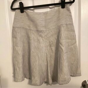 CAbi Light Gray A-Line Skirt